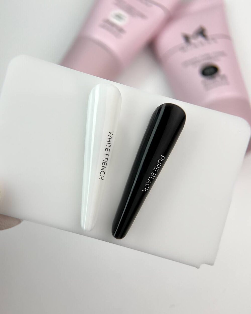 Acrygel Mimona White French TPO&Hema Free, 30g - imagine 2