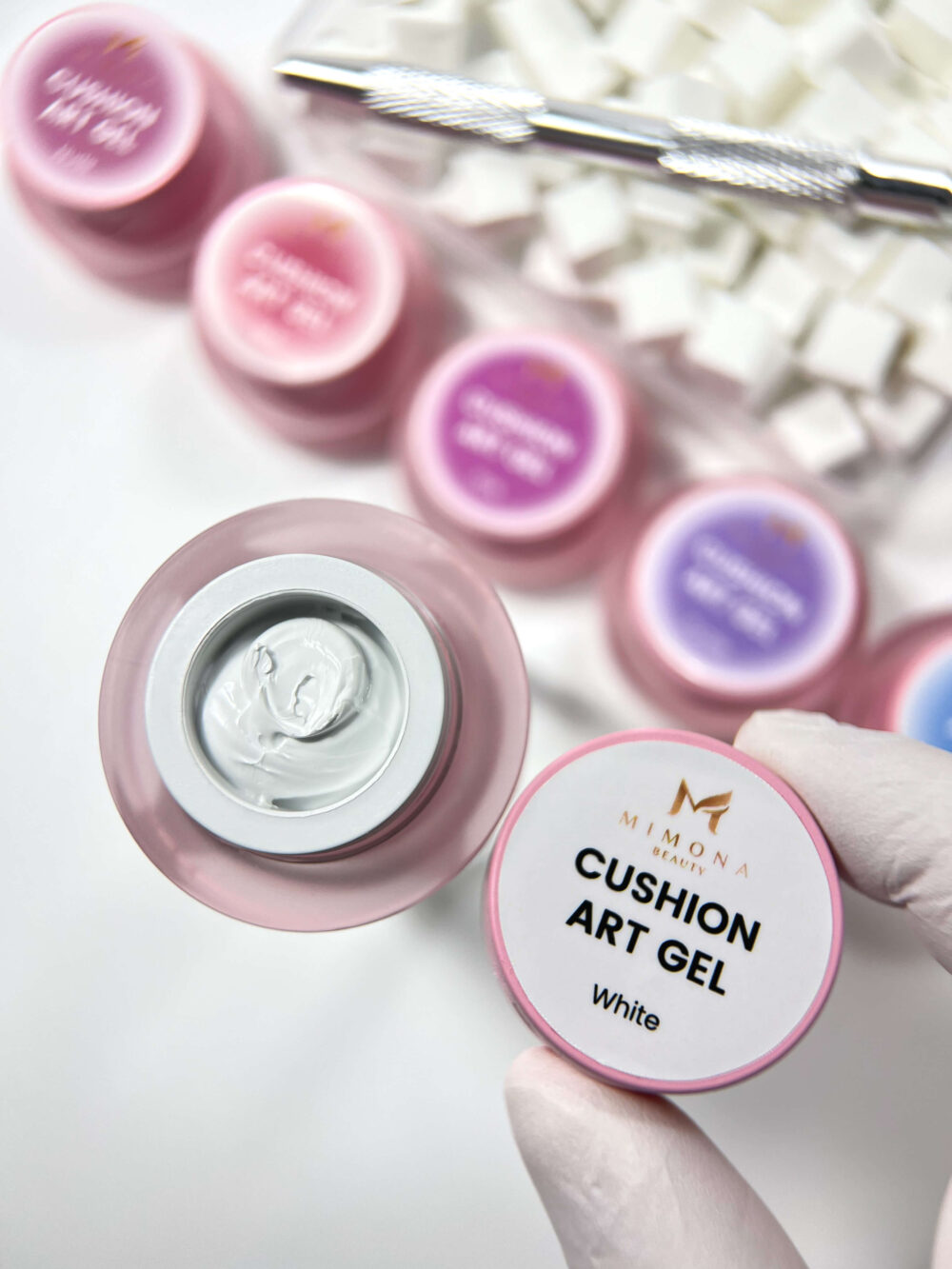 Gel Cushion Ombre White - Image 1